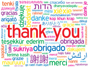 thank clients - thank you in various languages