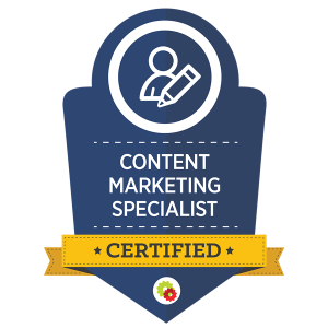 Certified Content Marketing Specialist by Digital Marketer