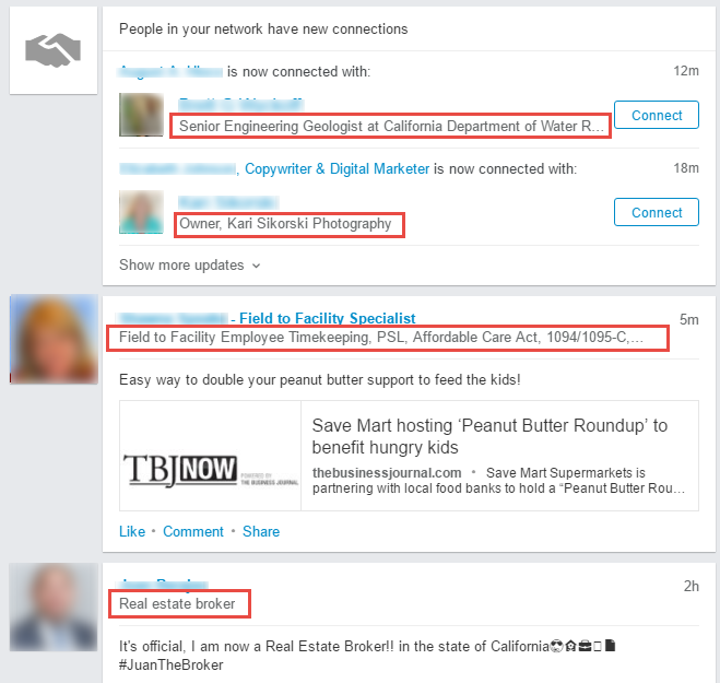 Examples of LinkedIn Profile Headlines