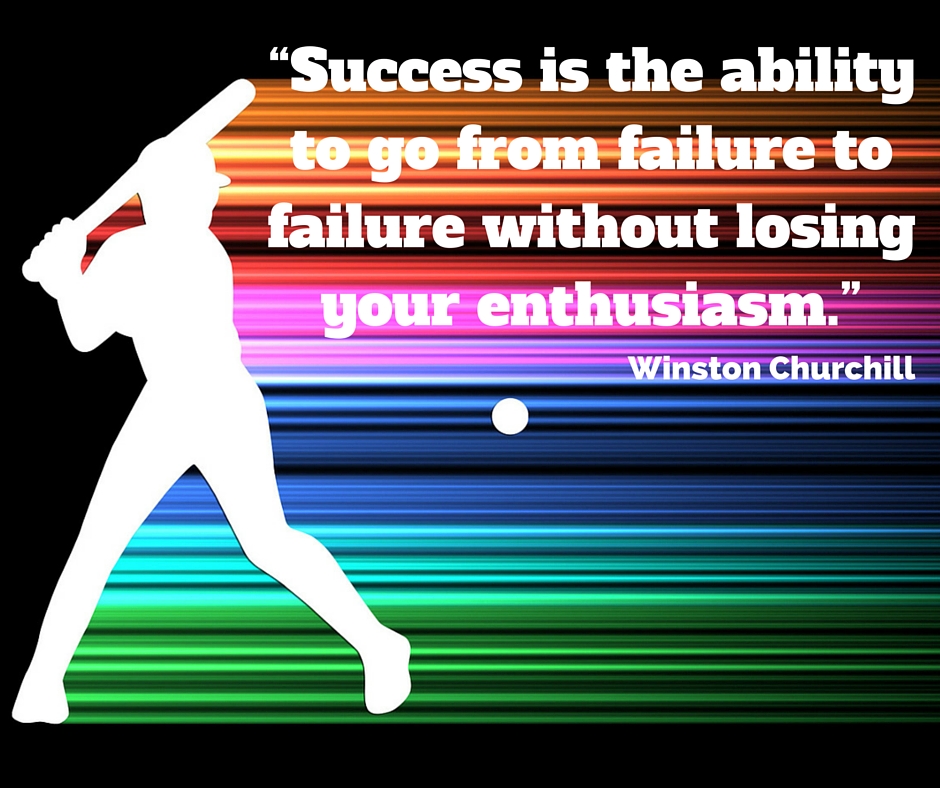 Success is the ability to go from failure to failure - Winston Churchill
